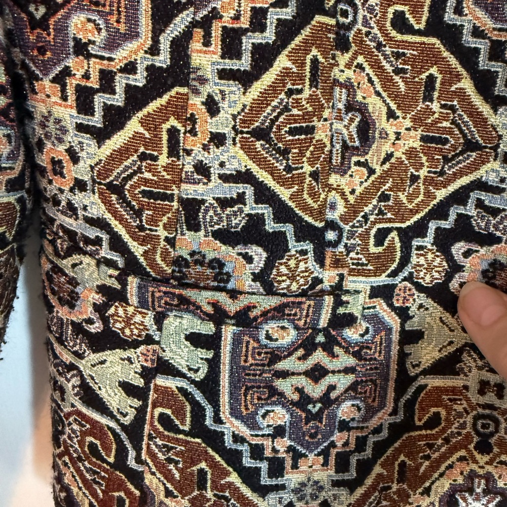 Kasper Multicolor Patterned Blazer - image 3